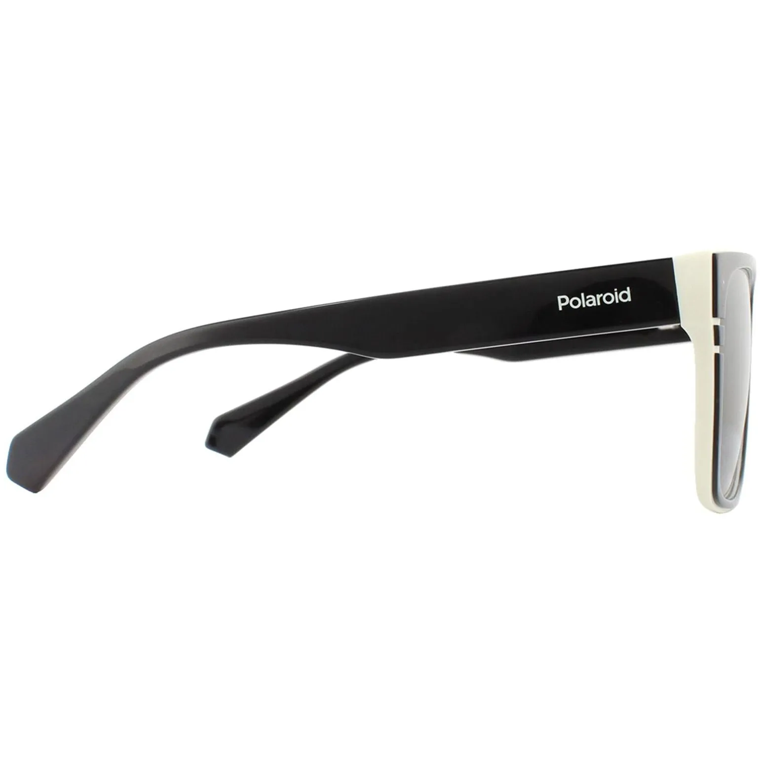 Polaroid Sunglasses PLD 6086/S/X 9HT M9 Black Ivory Grey Polarized