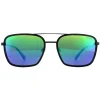 Polaroid Sunglasses 6115/S RNB FG Black Blue and Green Polarized