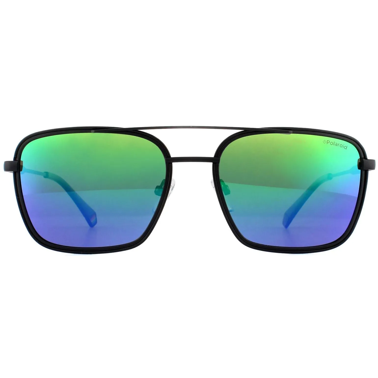 Polaroid Sunglasses 6115/S RNB FG Black Blue and Green Polarized
