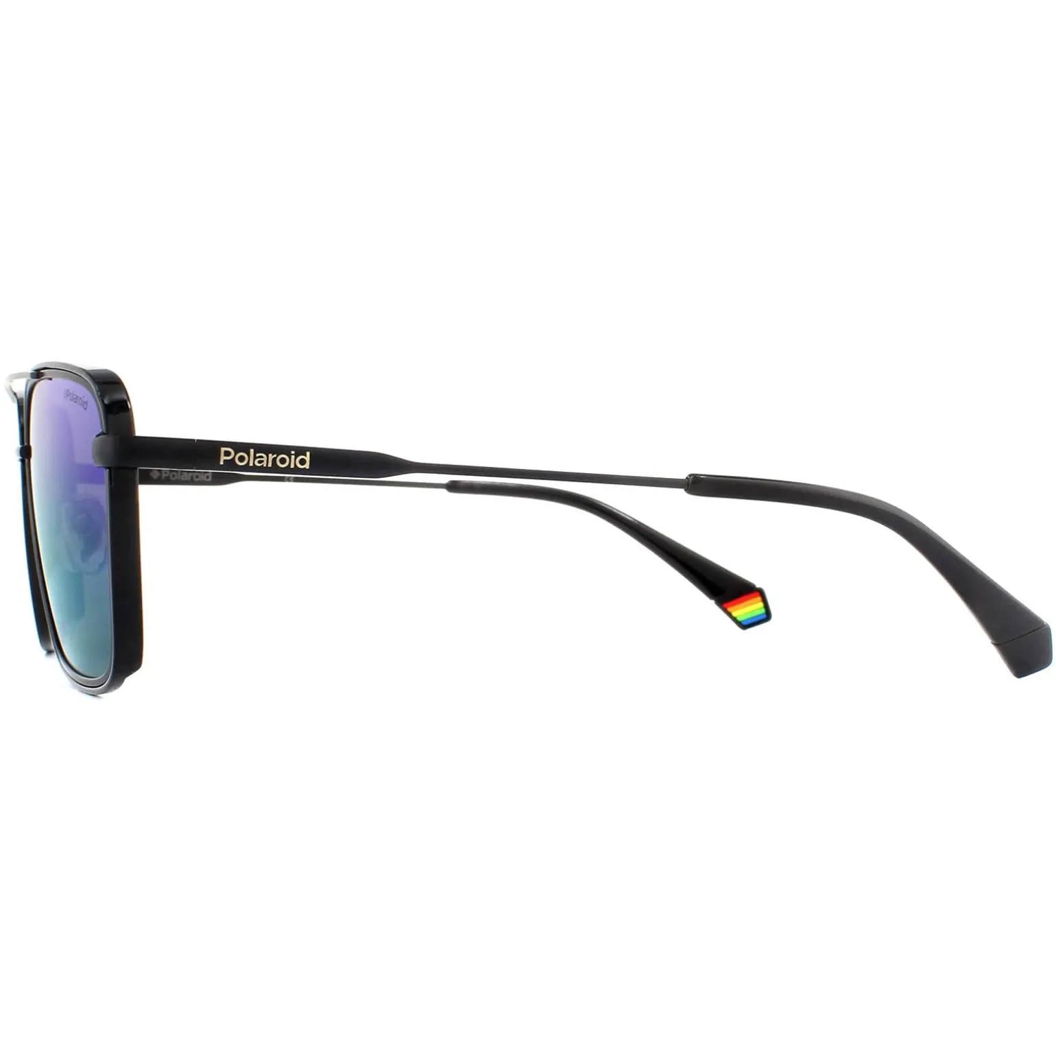 Polaroid Sunglasses 6115/S RNB FG Black Blue and Green Polarized
