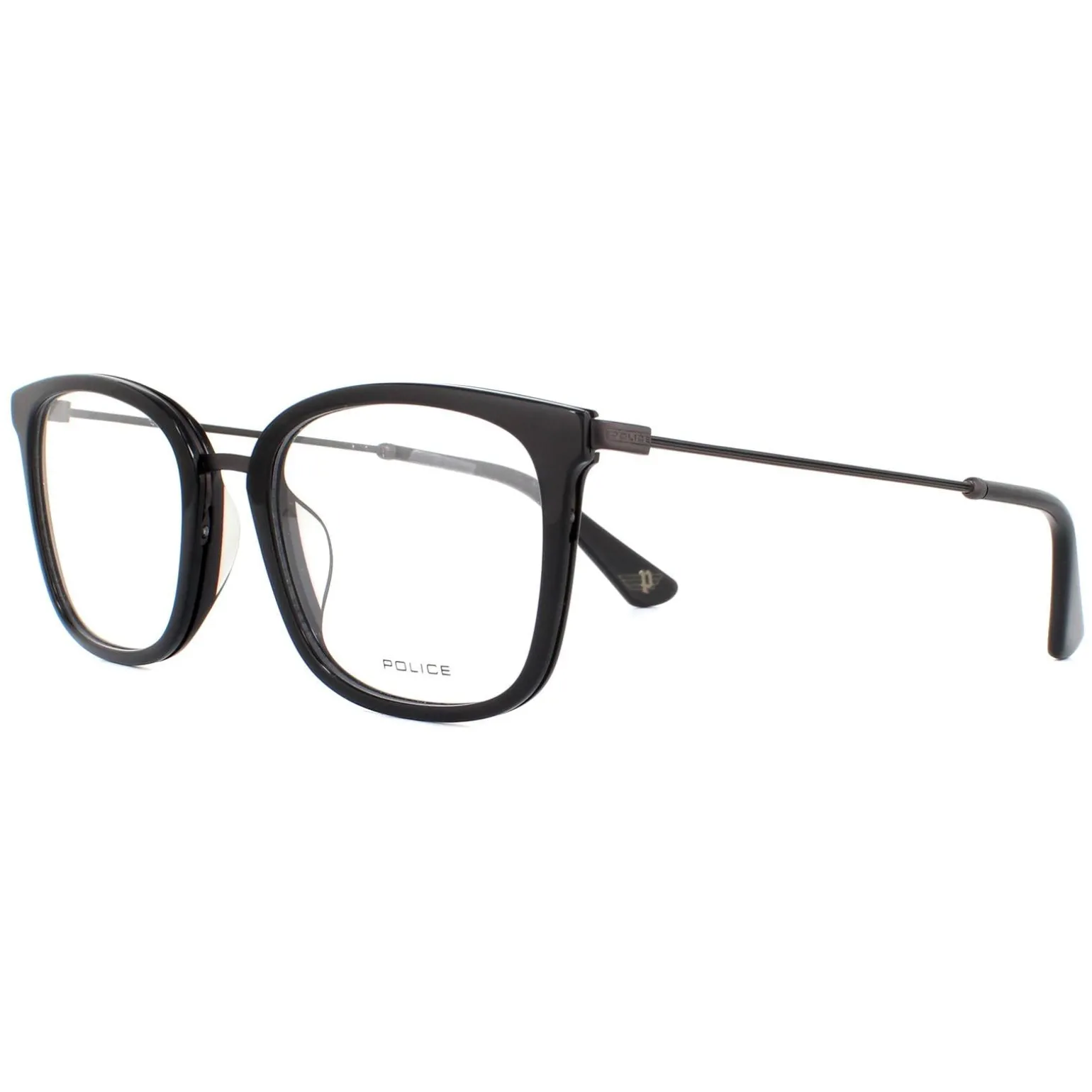 Police Glasses Frames Avenue 3 VPL561 0700 Shiny Black Men