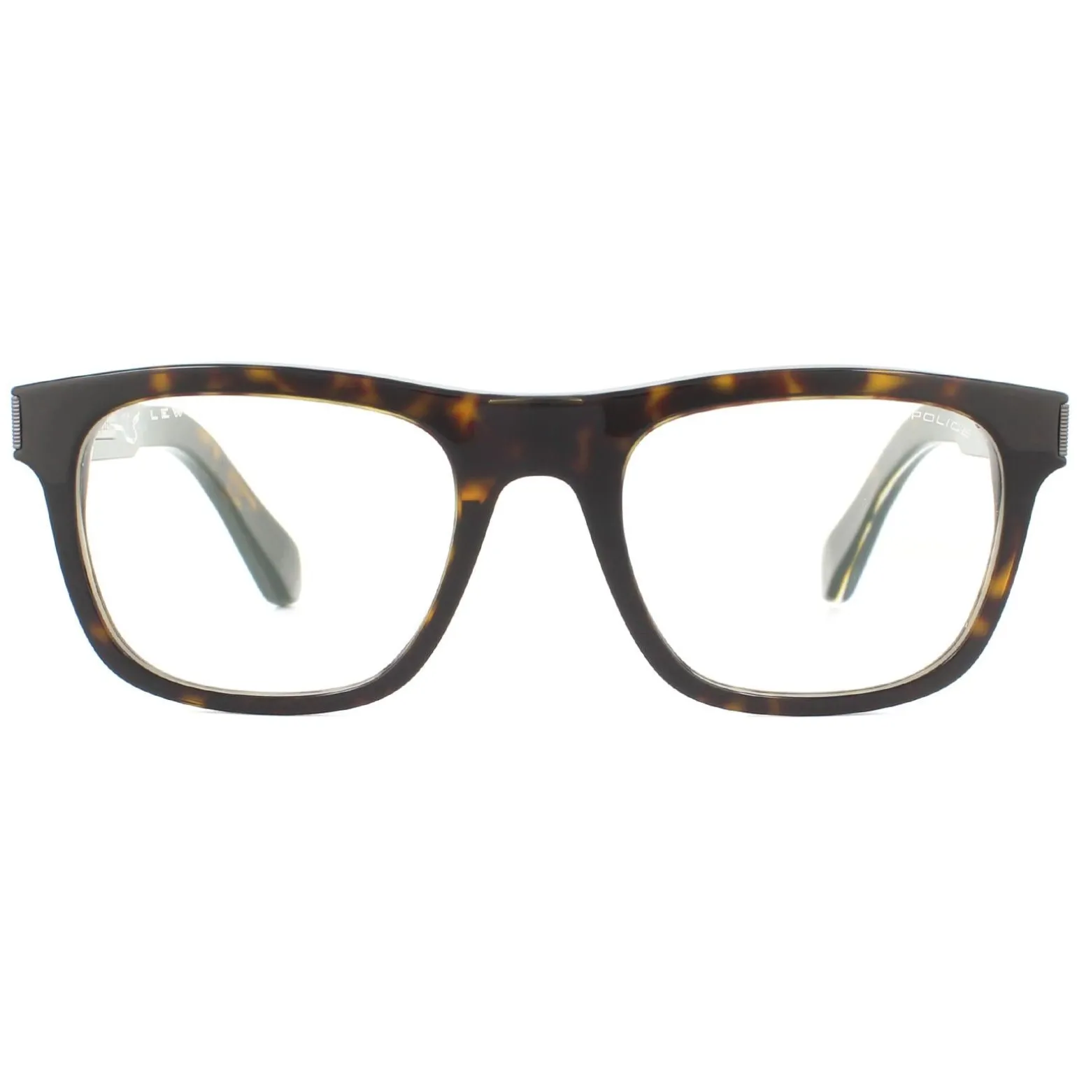 Police Sunglasses Lewis 15 SPLB31 0722 Shiny Havana Clear
