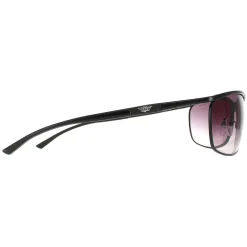 Police Sunglasses S8647 0531 Total Semi Matte Black Smoke Gradient