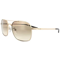 Police Sunglasses S8952 Rival 1 648X Polished Gold Brown Gradient