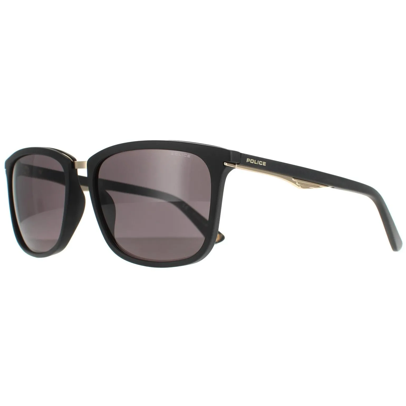 Police Sunglasses SPL579 Blackbird 10 U28P Matte Black Grey Polarized