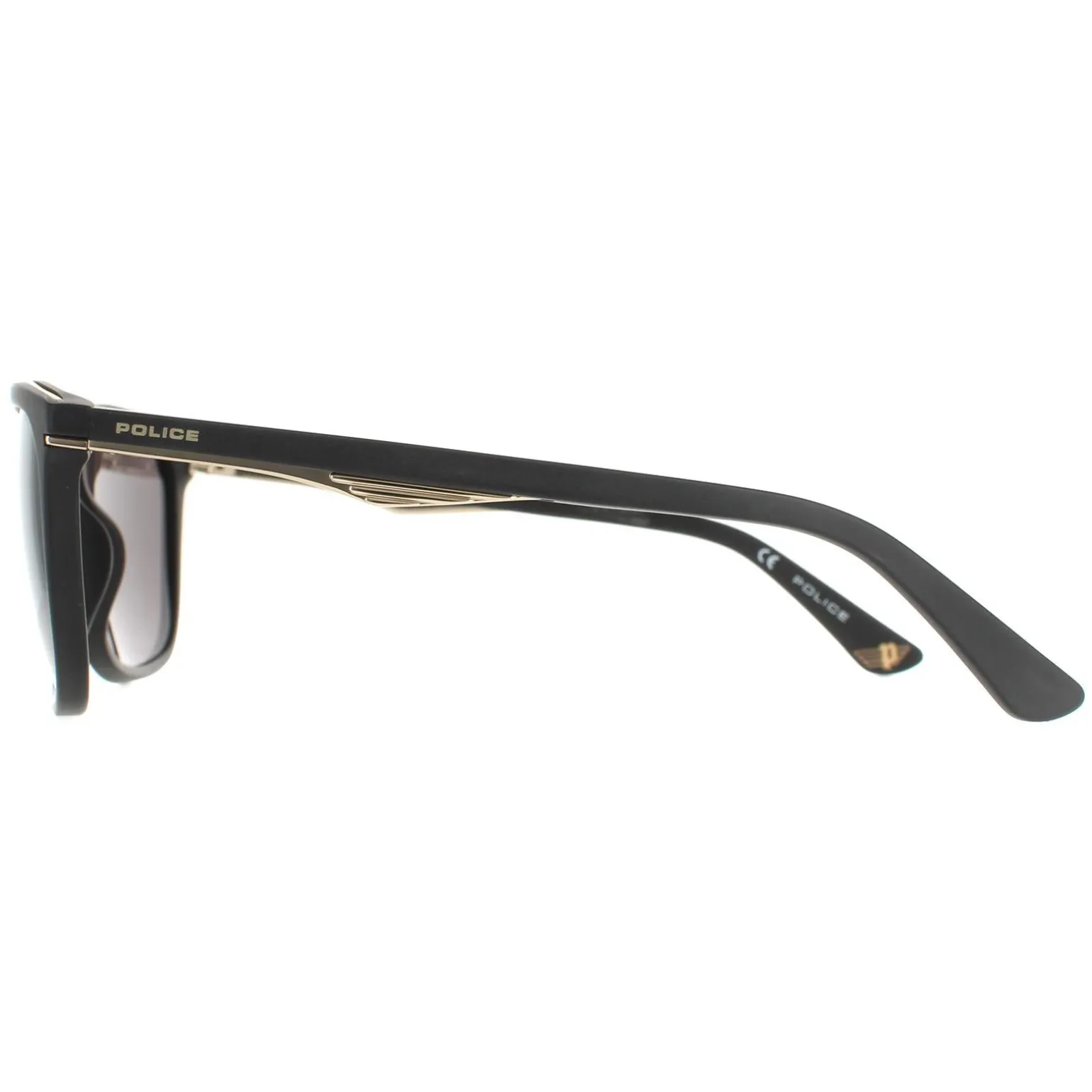 Police Sunglasses SPL579 Blackbird 10 U28P Matte Black Grey Polarized