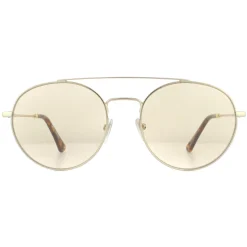 Police Sunglasses SPL728 8FFF Shiny Light Gold Havana Brown