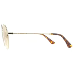 Police Sunglasses SPL728 8FFF Shiny Light Gold Havana Brown