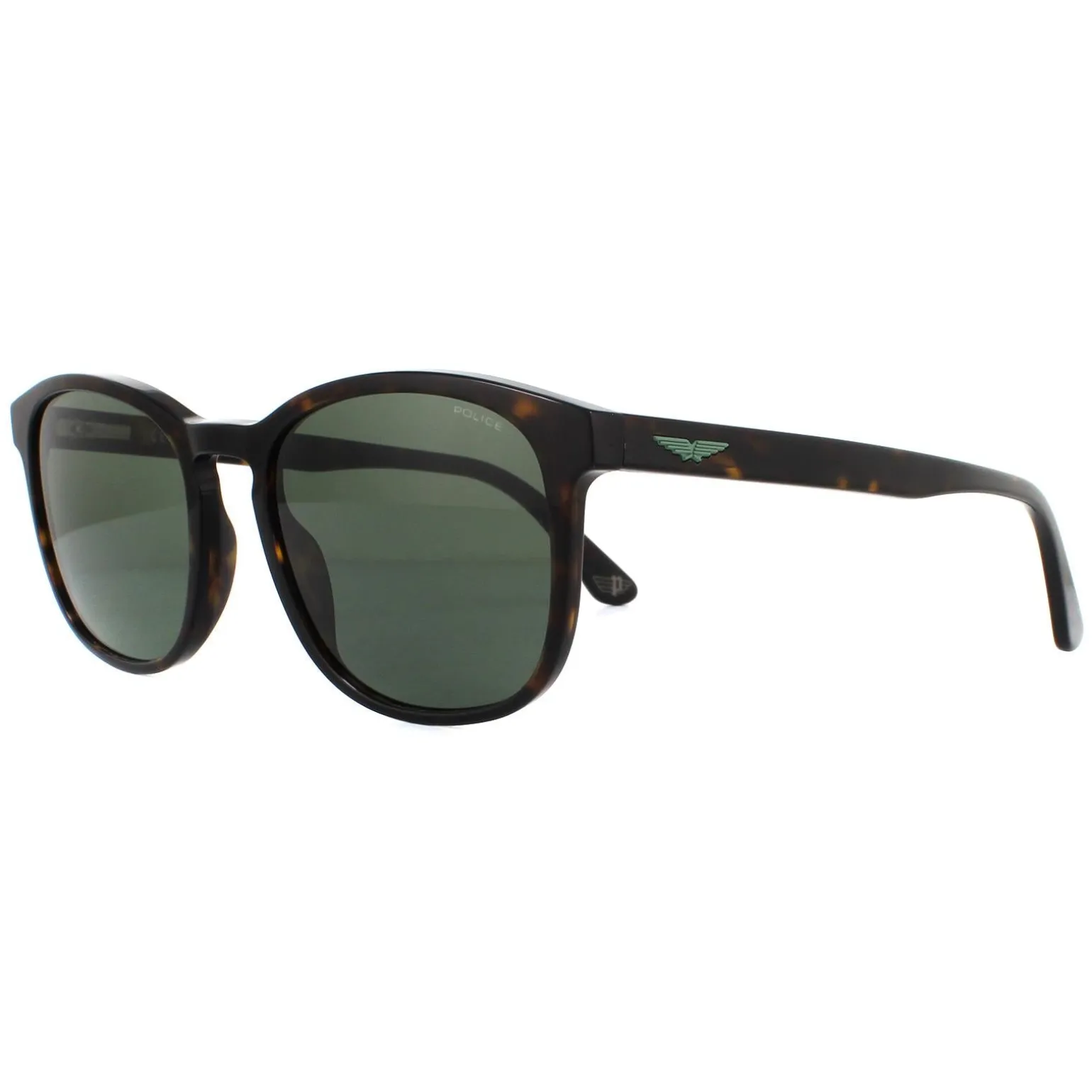 Police Sunglasses SPL997 Origins Lite 3 0722 Shiny Havana Green