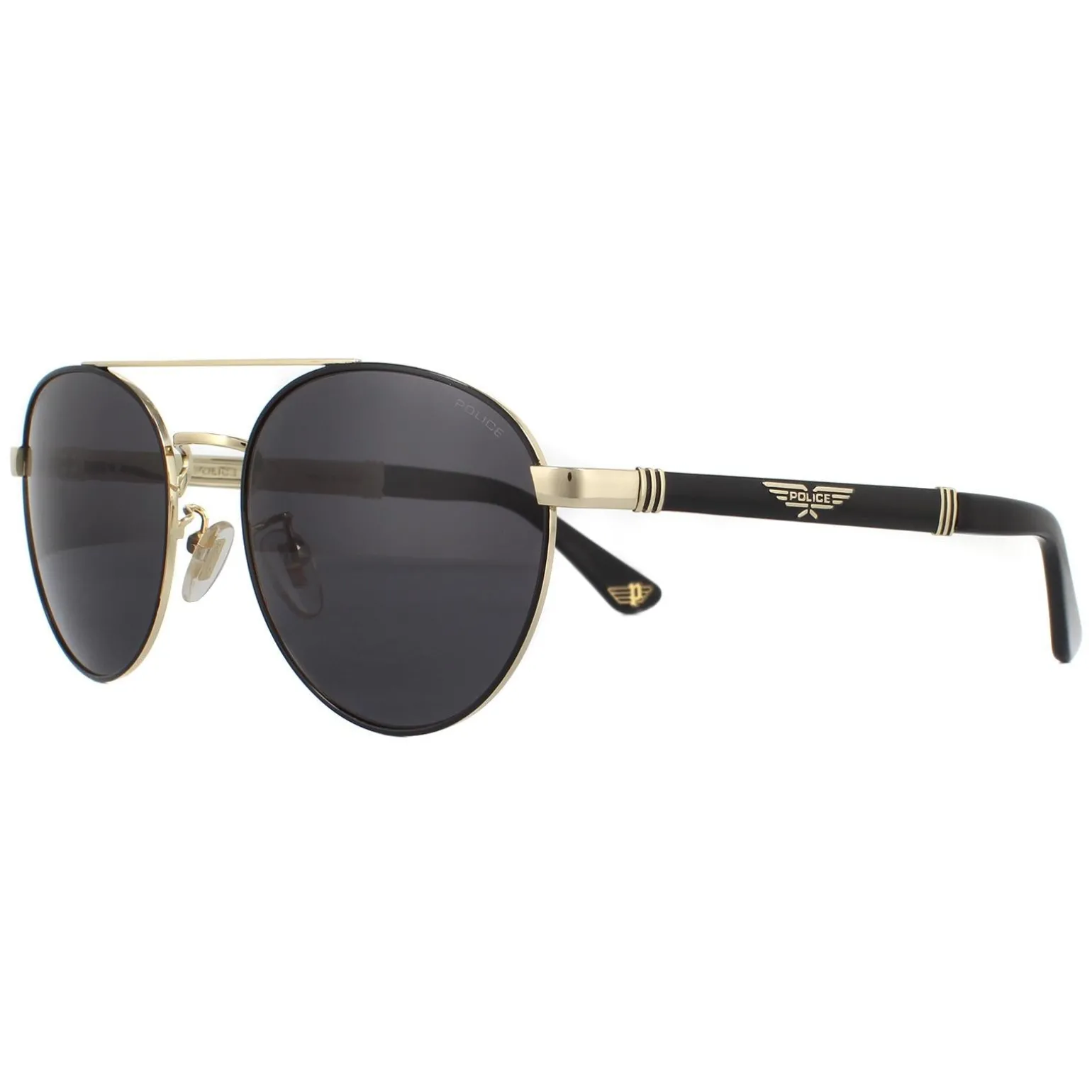 Police Sunglasses SPL891 Origins 4 301P Rose Gold Shiny Black Smoke Gr