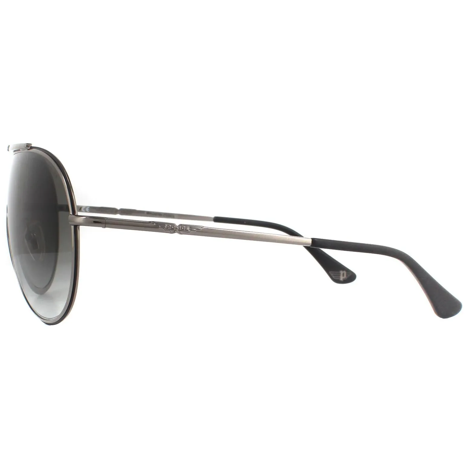 Police Sunglasses SPL964 Origins 10 0K56 Shiny Gunmetal Smoke Grey Gra