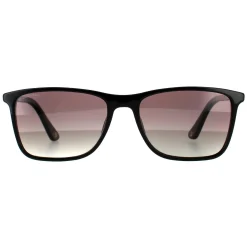 Police Sunglasses SPL972 700P Shiny Black Smoke Gradient Polarized