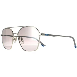 Police Sunglasses SPL771 Vibe 2 579X Shiny Palladium Smoke Silver Mirr