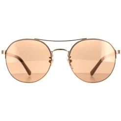 Police Sunglasses SPLA24 Lewis 03 8FCC Shiny Copper Gold Brown Mirror