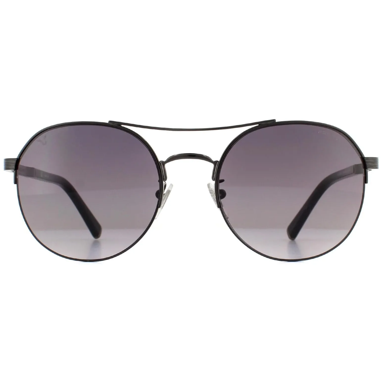 Police Sunglasses SPLA24 Lewis 03 0568 Shiny Gunmetal Smoke Gradient