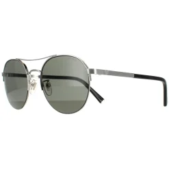 Police Sunglasses SPLA24 Lewis 03 0579 Shiny Full Palladium Smoke Grey