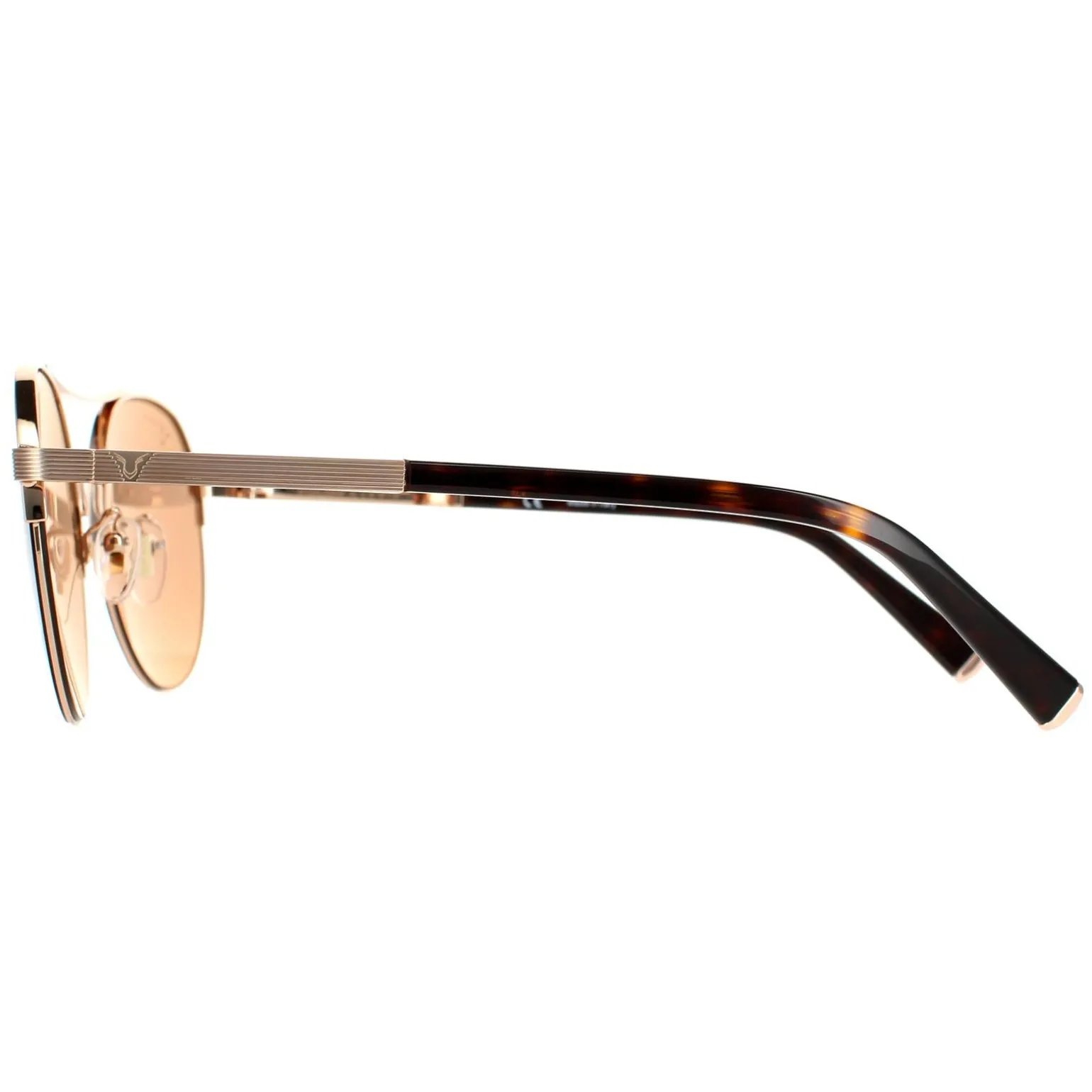 Police Sunglasses SPLA24 Lewis 03 8FCC Shiny Copper Gold Brown Mirror