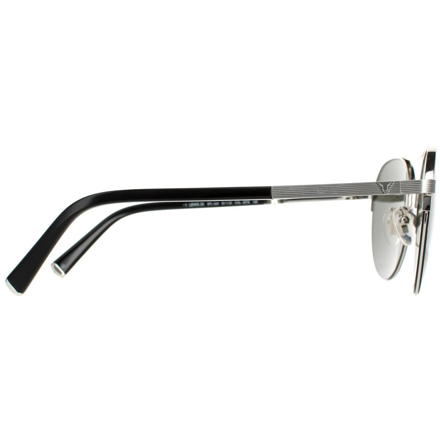 Police Sunglasses SPLA24 Lewis 03 0579 Shiny Full Palladium Smoke Grey