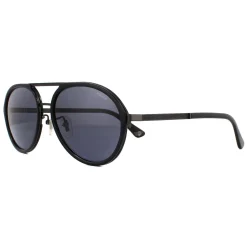 Police Sunglasses SPLA57 Record 2 0627 Matte Gunmetal Grey