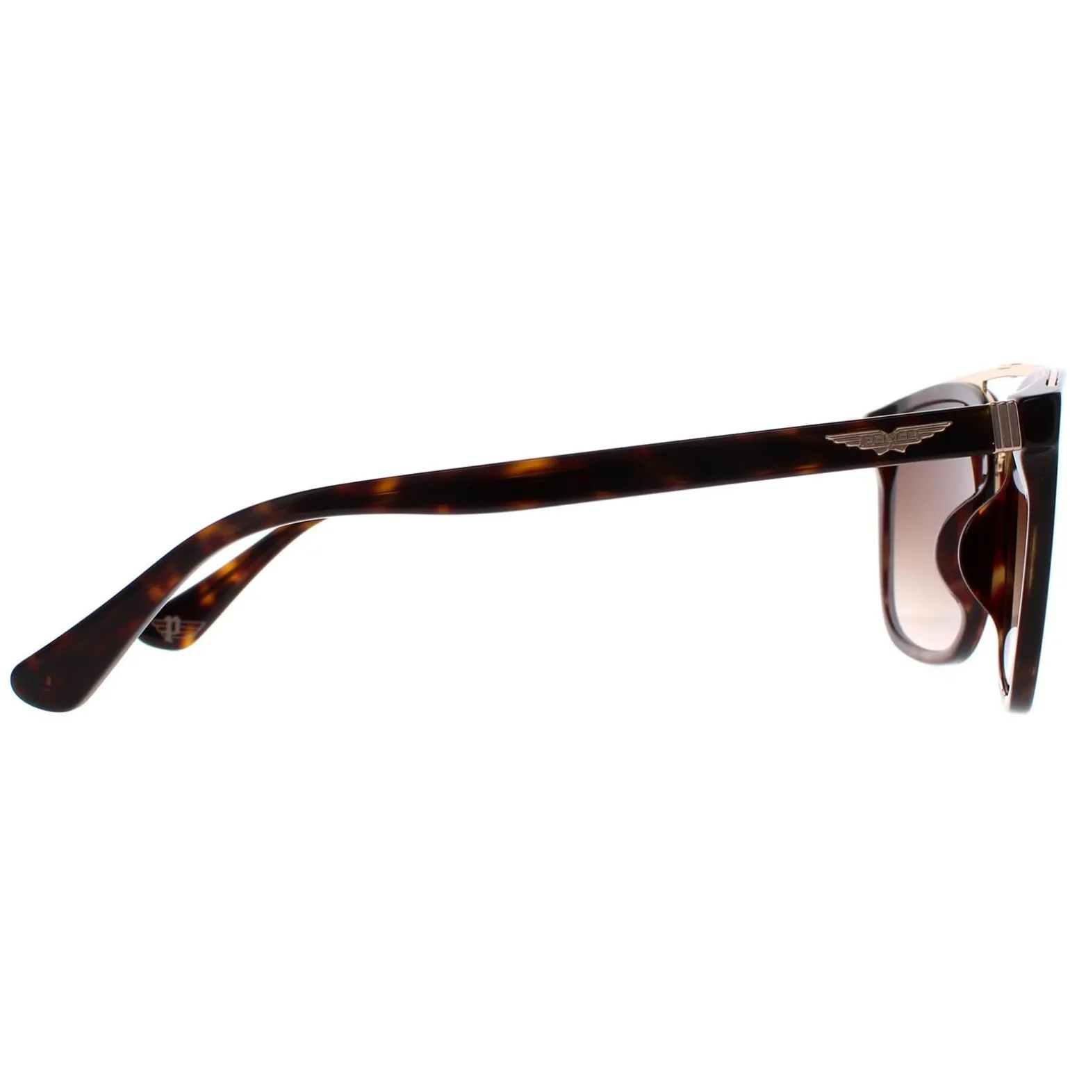 Police Sunglasses SPLB41 Origins 35 0722 Havana and Gold Brown Gradien