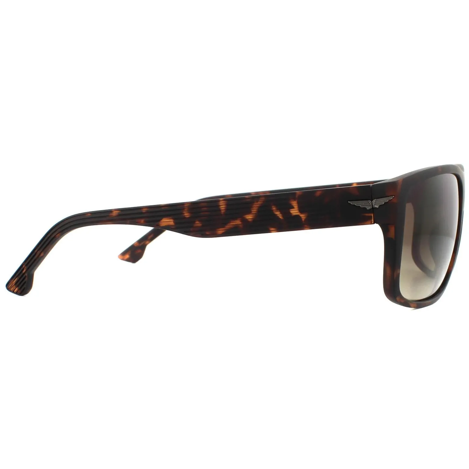 Police Sunglasses SPLB39 Tailwind 4 0738 Matte Dark Havana Smoke Brown