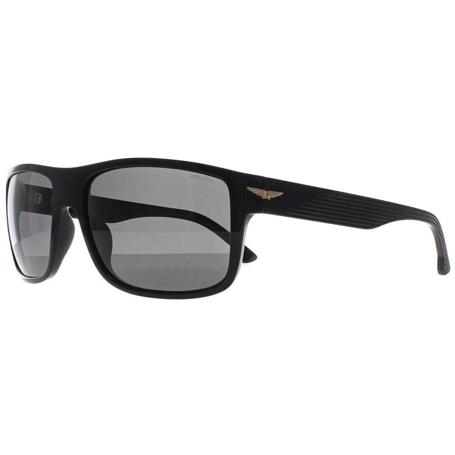 Police Sunglasses SPLB39E Tailwind 4 ZV2P Black Grey Polarized