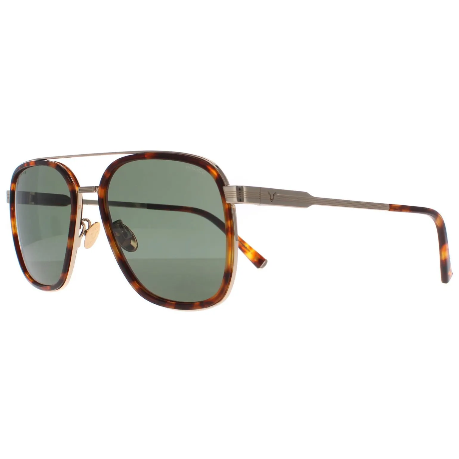Police Sunglasses SPLC49 Lewis 21 09HW Shiny Red Havana Green