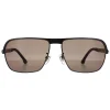 Police Sunglasses SPLC36 Tailwind Evo 2 0568 Shiny Gunmetal Grey Green