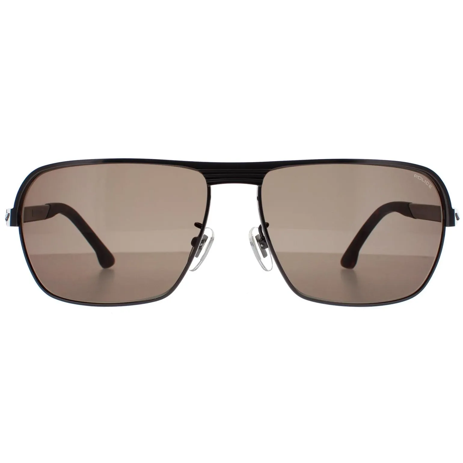 Police Sunglasses SPLC36 Tailwind Evo 2 0568 Shiny Gunmetal Grey Green