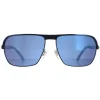 Police Sunglasses SPLC36 Tailwind Evo 2 502B Matte Palladium W Blue Pa