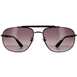 Police Sunglasses SPLD44 Origins 45 0584 Shiny Gunmetal Grey Smoke Gre