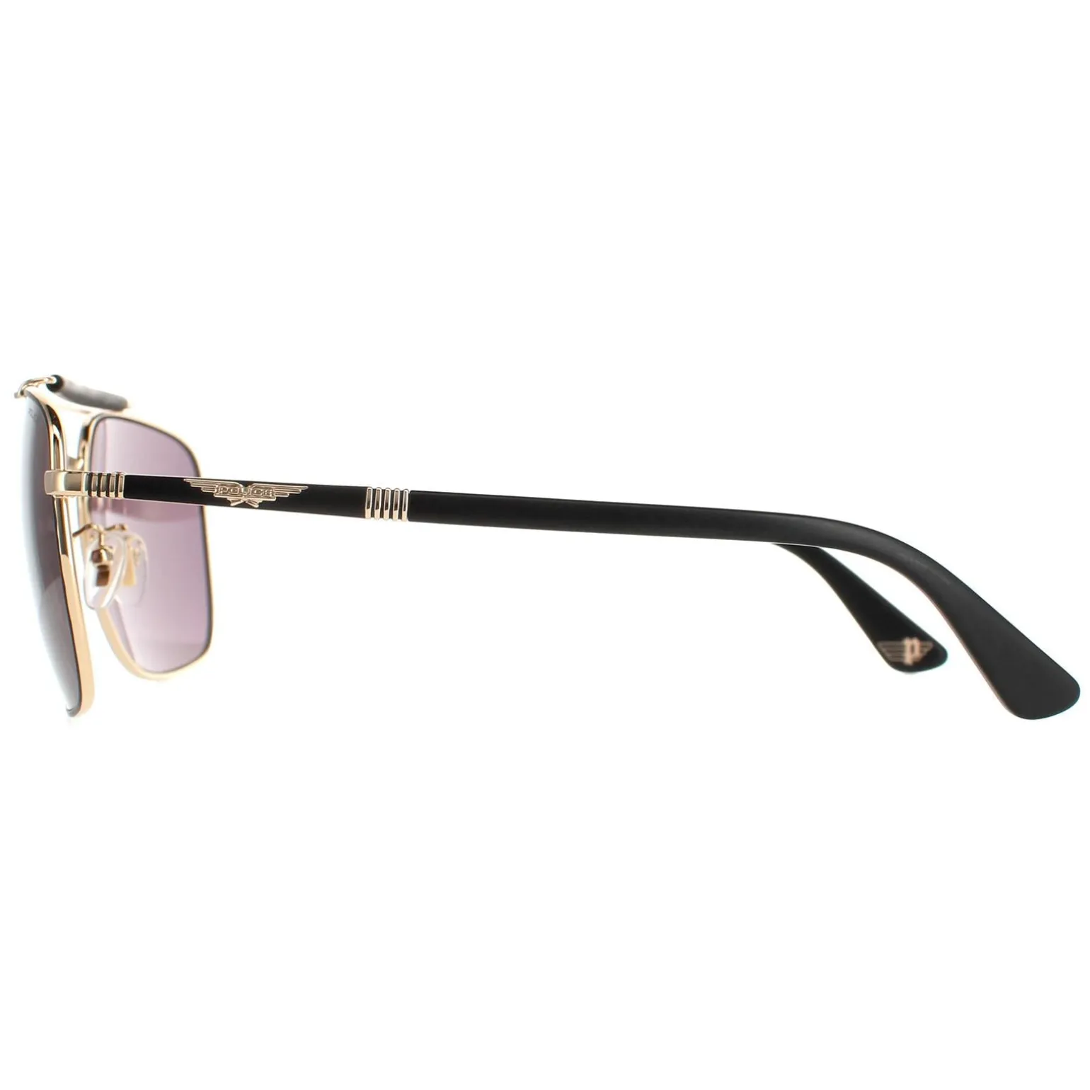 Police Sunglasses SPLD43 Origins 44 0302 Rose Gold Semi Matte Black Sm
