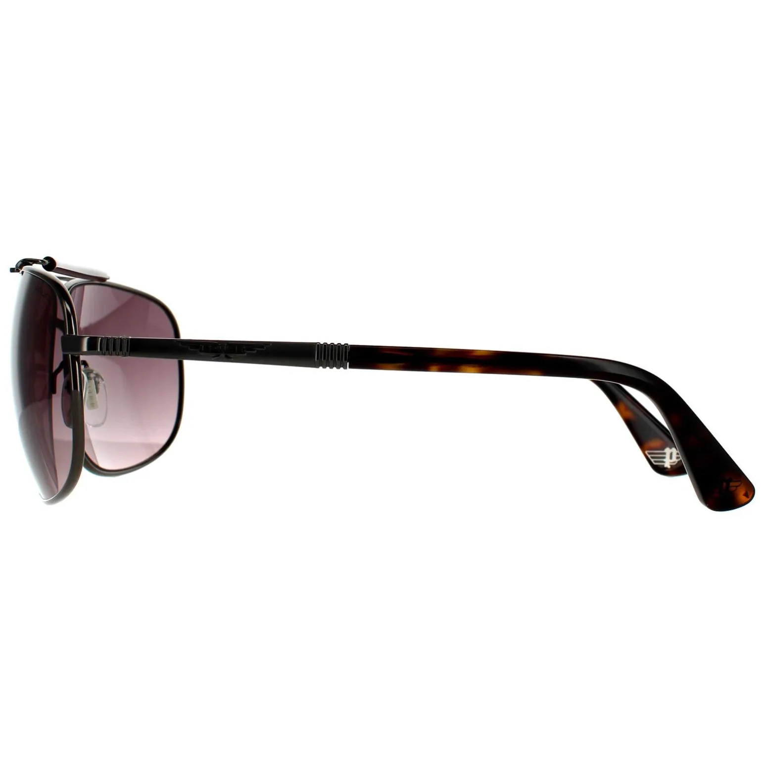 Police Sunglasses SPLD44 Origins 45 0584 Shiny Gunmetal Grey Smoke Gre