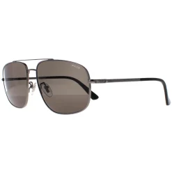 Police Sunglasses SPLE04 Roadie 2 0509 Shiny Ruthenium Grey Green