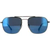 Police Sunglasses SPLF64 Octane 1 300B Shiny Pink Gold Smoke Mirror Bl