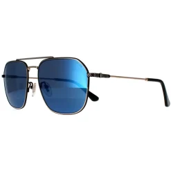 Police Sunglasses SPLF64 Octane 1 300B Shiny Pink Gold Smoke Mirror Bl