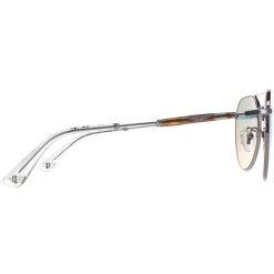 Police Sunglasses SPLF14 Urban 7 509B Shiny Ruthenium Smoke Mirror Sil