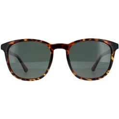 Police Sunglasses SPLF18E 978P Shiny Dark Havana Green Polarized