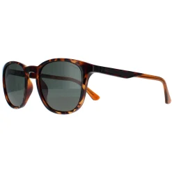 Police Sunglasses SPLF18E 978P Shiny Dark Havana Green Polarized