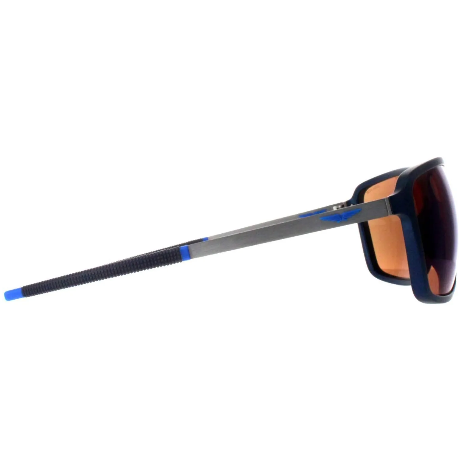 Police Sunglasses SPLL15 Solstice 4 V78B Semi Matte Ruthenium Blue Bro