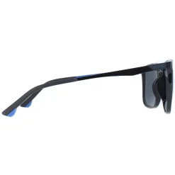 Police Sunglasses SPL770M Vibe 1 Z42B Shiny Black Smoke Mirror Blue