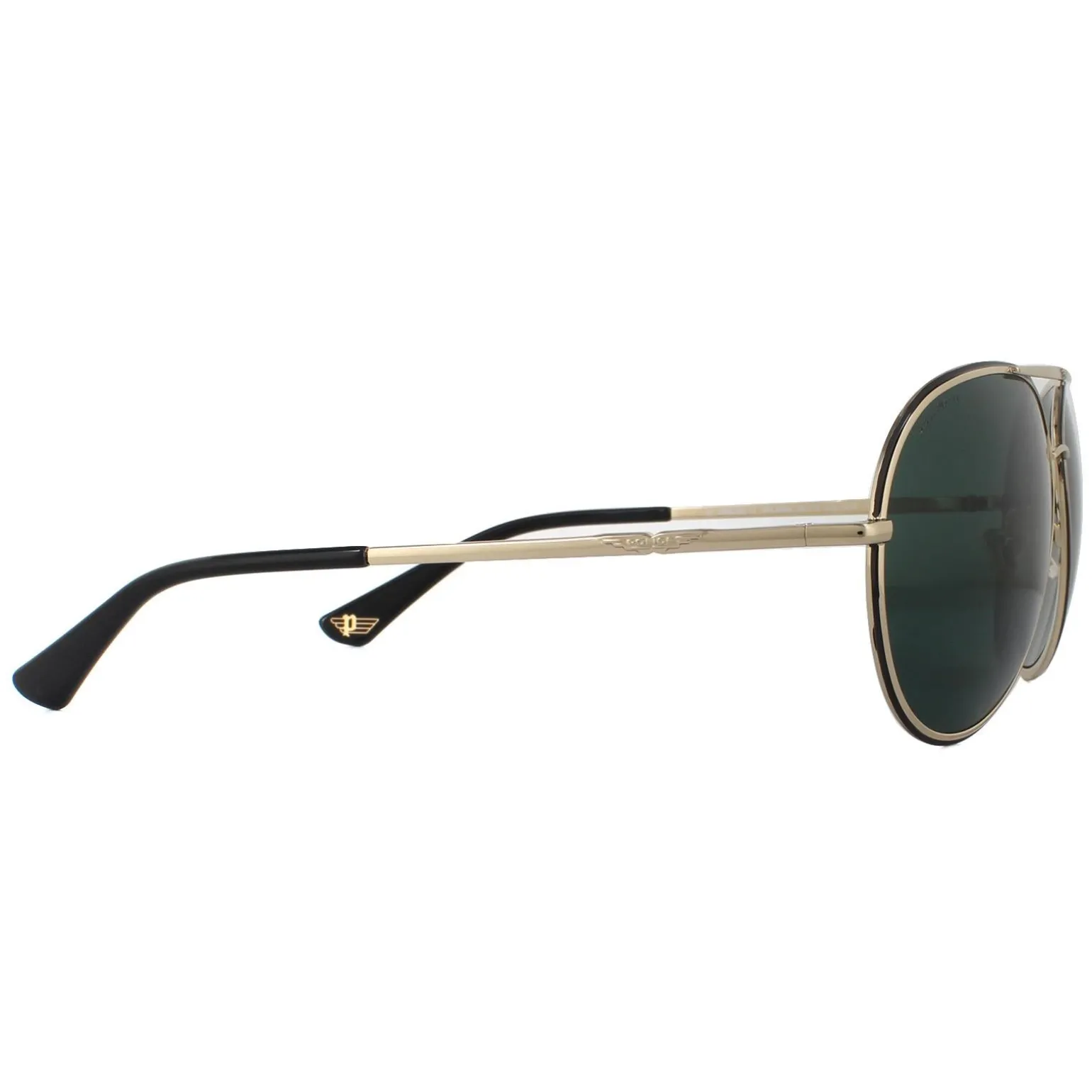 Police Sunglasses SPL966N Origins 12 301P Rose Gold Shiny Black Green