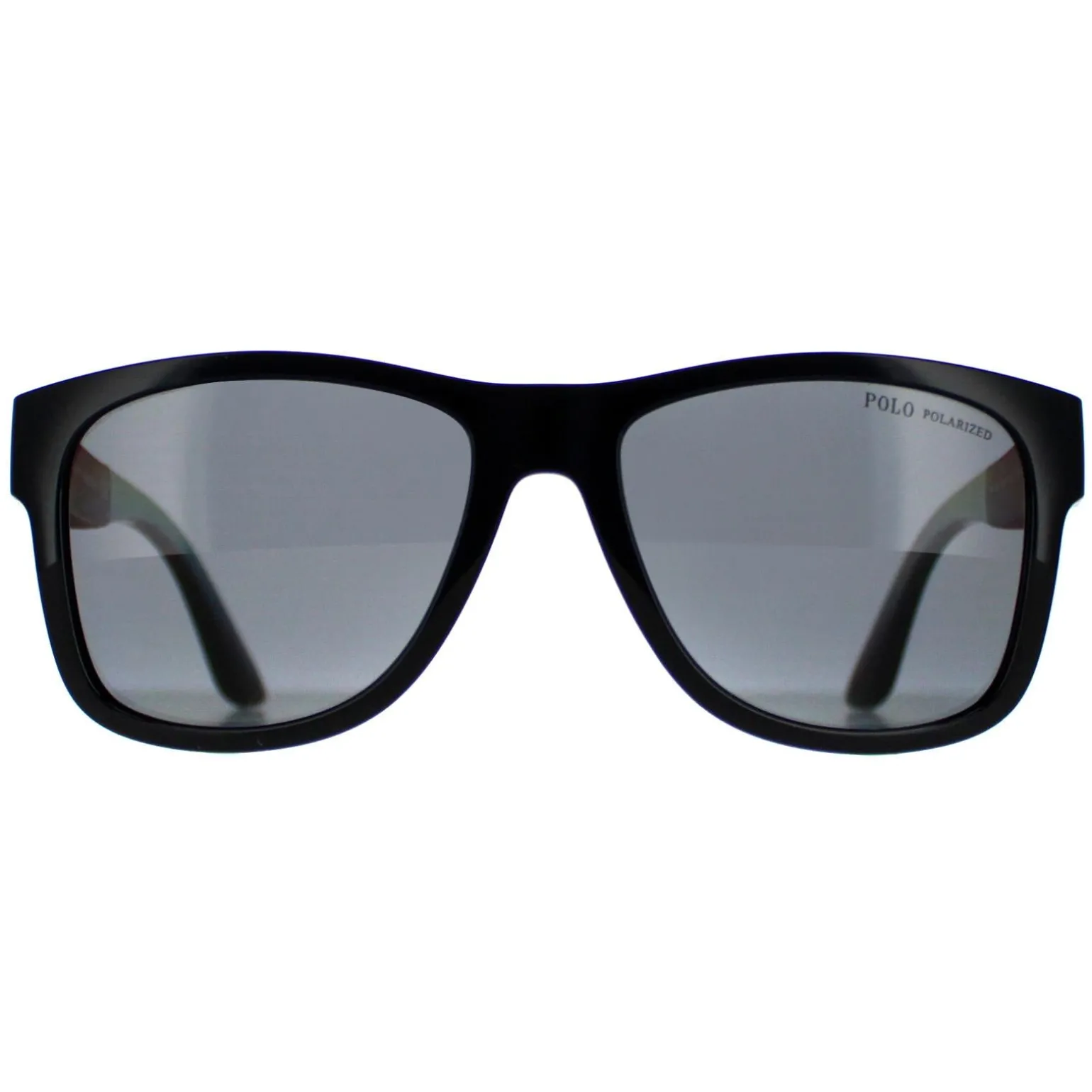 Polo Ralph Lauren Sunglasses PH4162 500181 Shiny Black Grey Polarised