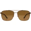Polo Ralph Lauren Sunglasses PH3137 932473 Semi-Shiny Brass Olive Gree