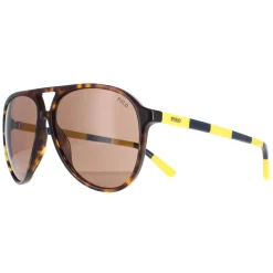 Polo Ralph Lauren Sunglasses PH4173 500373 Shiny Dark Havana Brown