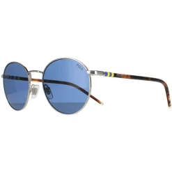Polo Ralph Lauren Sunglasses PH3133 900180 Shiny Silver Dark Blue