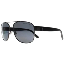 Polo Ralph Lauren Sunglasses PH3122 915781 Matte Dark Gunmetal Grey Po