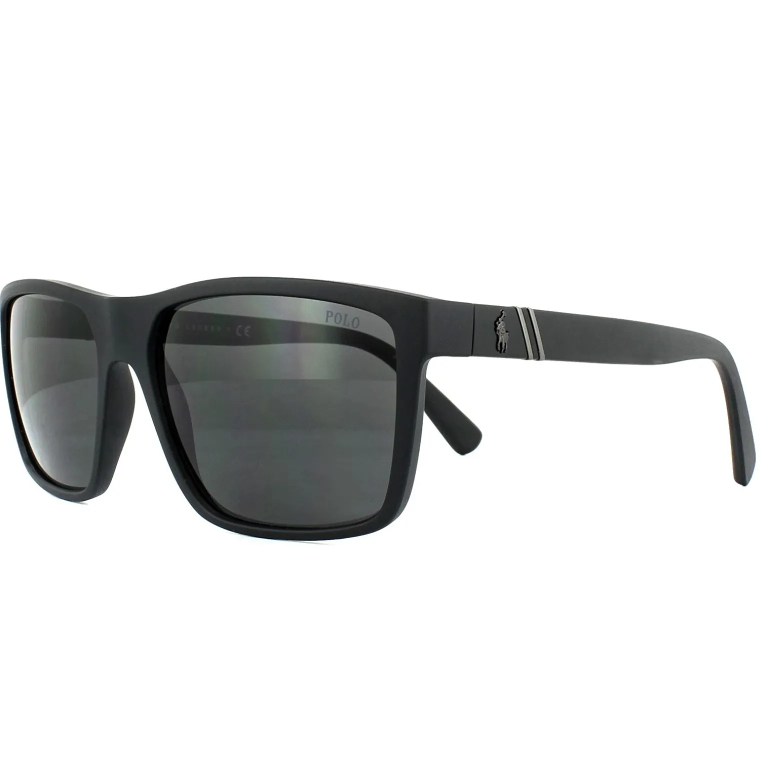 Polo Ralph Lauren Sunglasses PH4133 528487 Matt Black Dark Grey