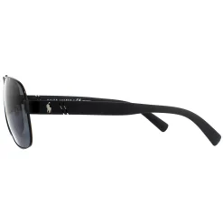 Polo Ralph Lauren Sunglasses PH3110 926781 Semi Shiny Black Grey Polar