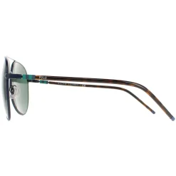 Polo Ralph Lauren Sunglasses PH3131 930371 Matte Navy Blue Green